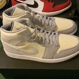 Jordan 1 Mid Coconut Milk size 14